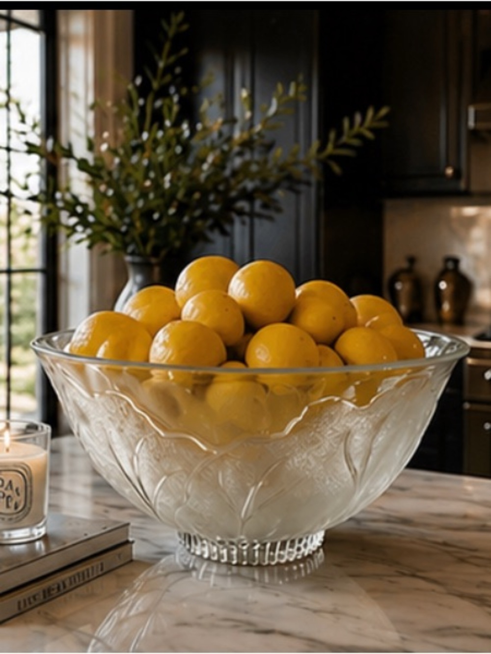 Giant glass bowl - Punch Bowl